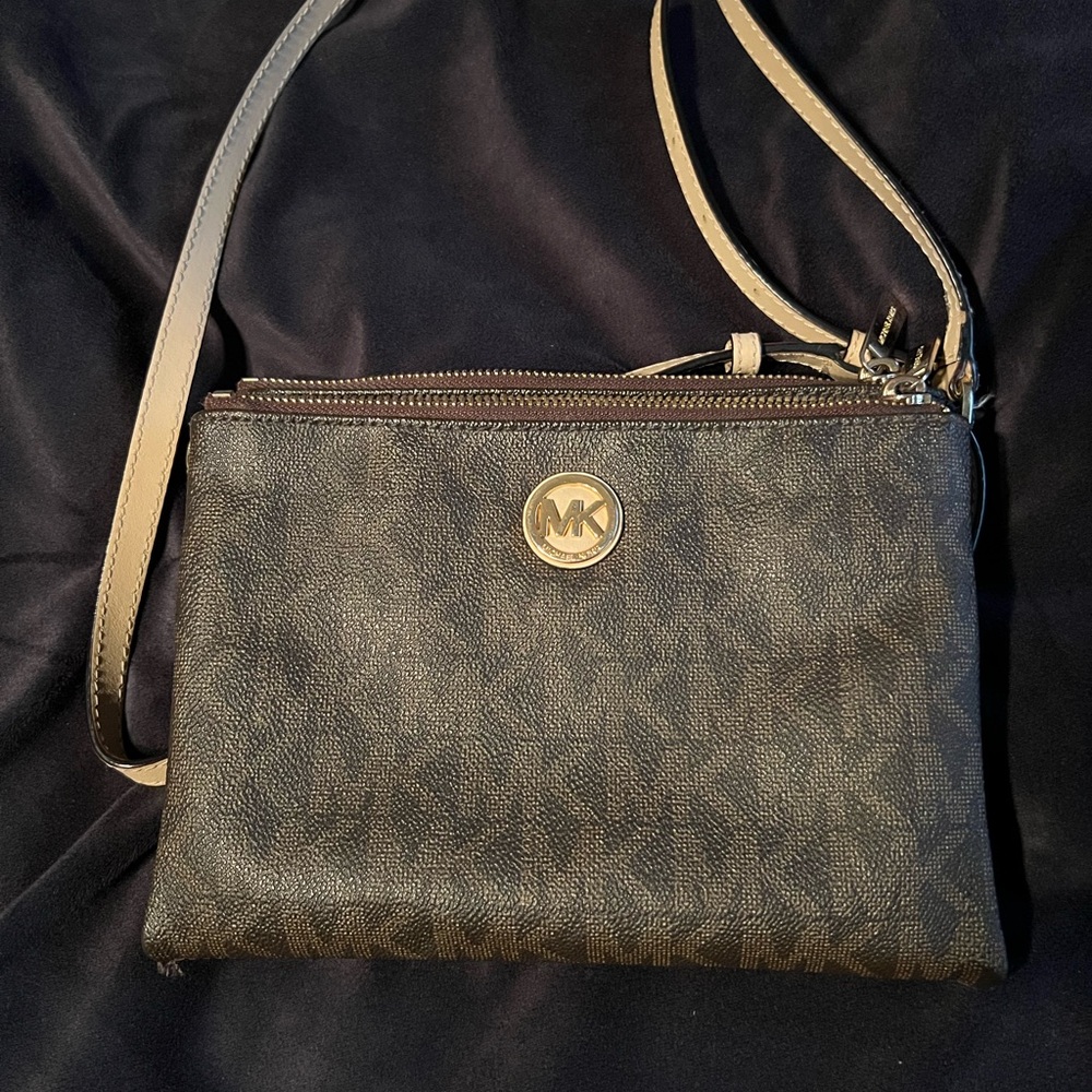 Michael Kors Dark Brown Crossbody Bag